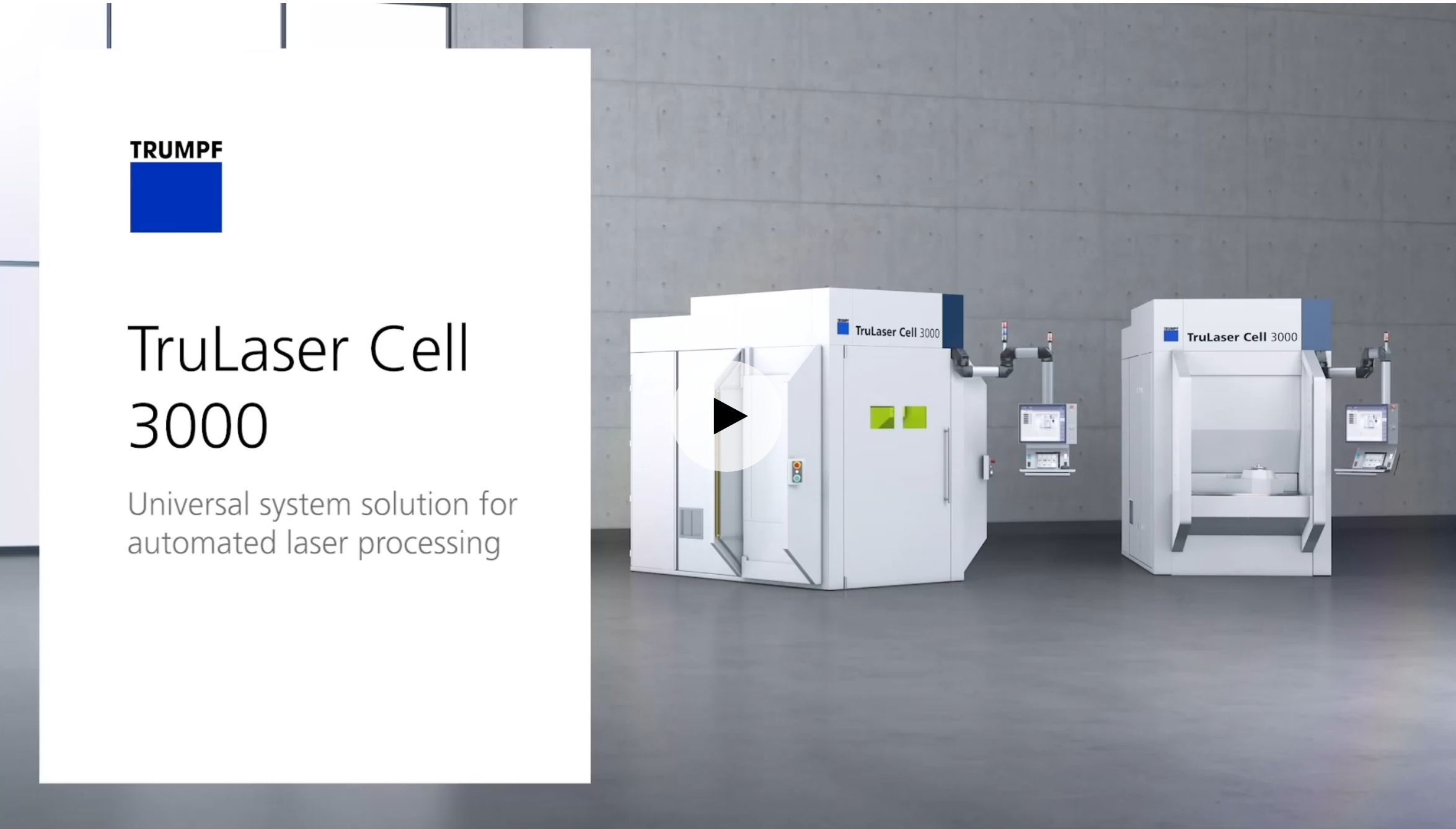 TruLaser Cell 3000五轴激光加工机床